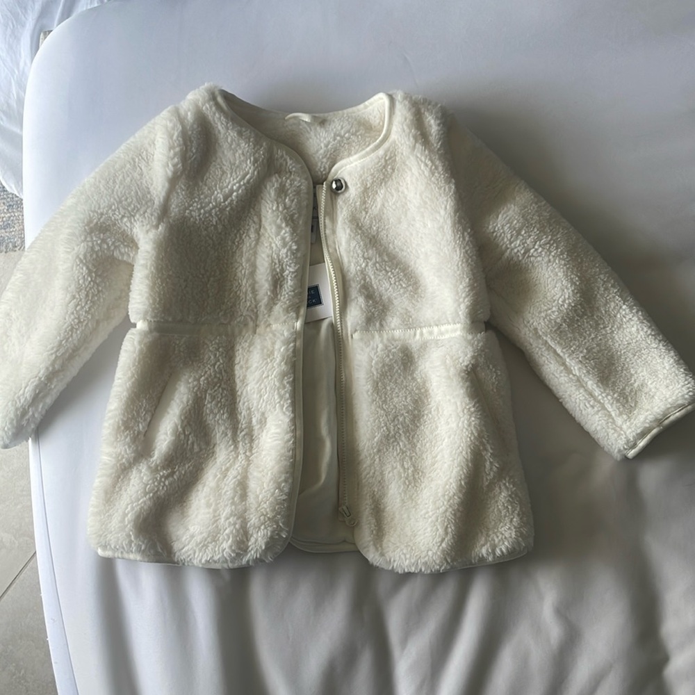 Janie and Jack brand new white jacket.